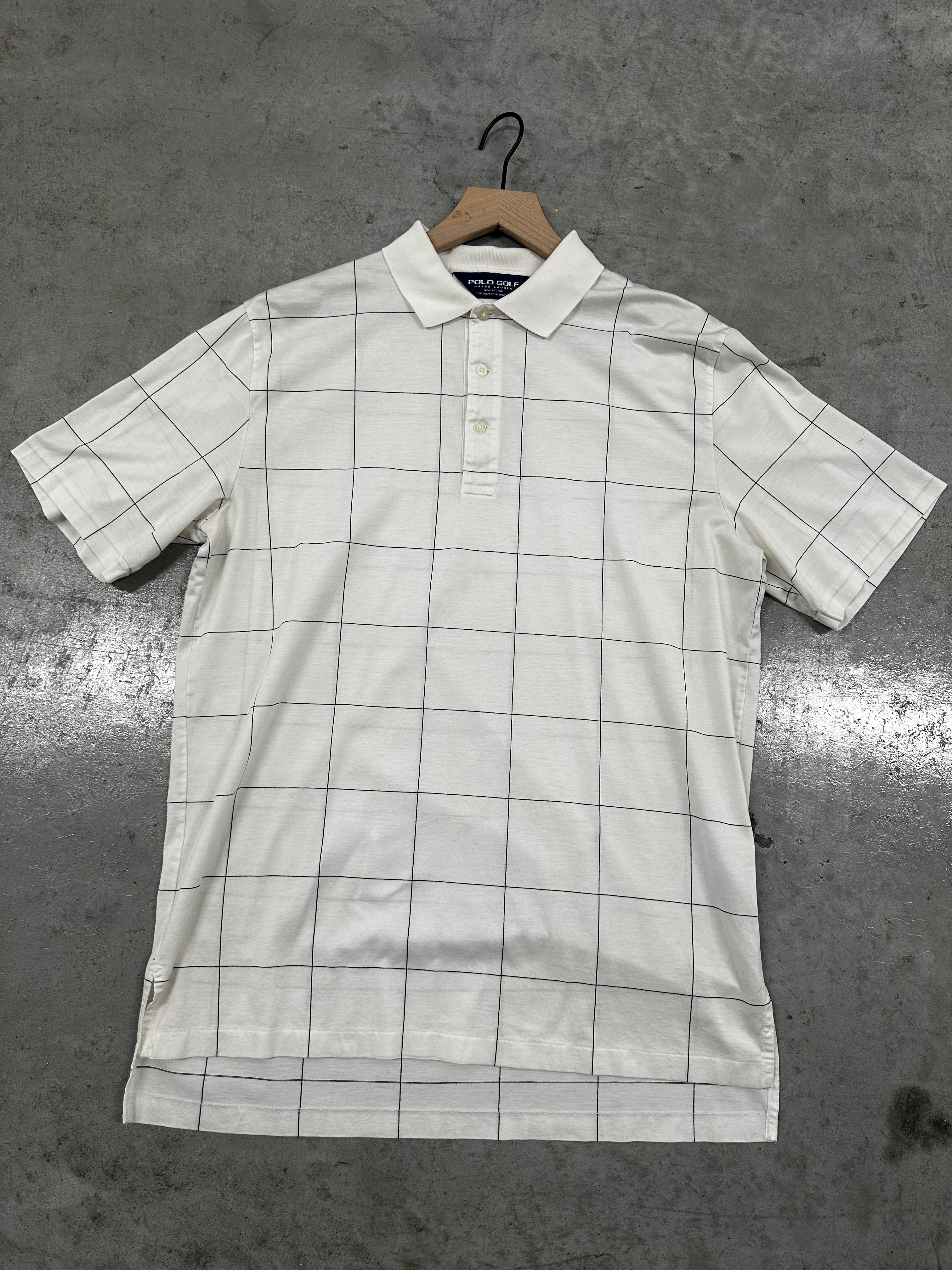 Vintage Polo Golf Checkered Polo (M)