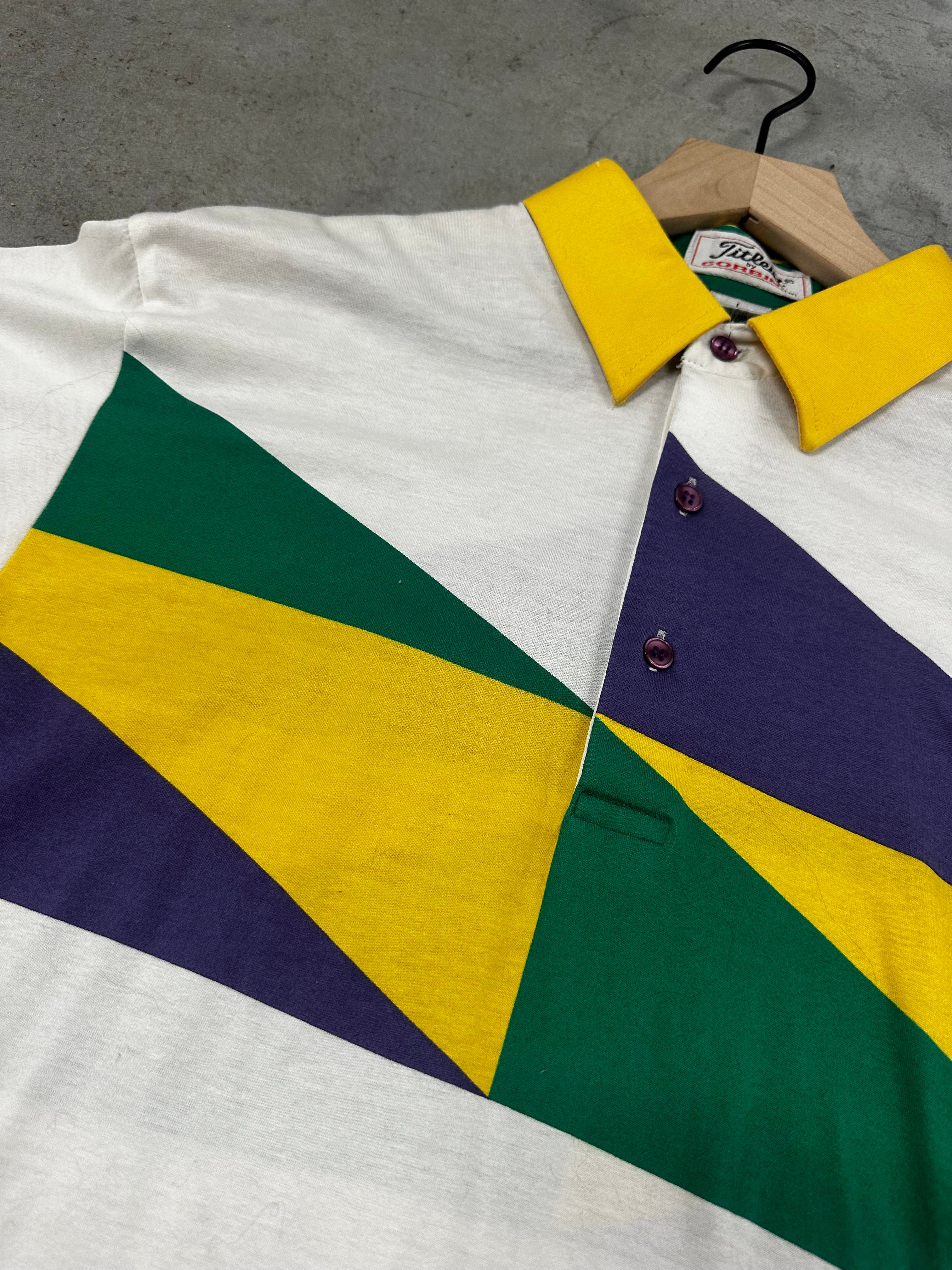 Vintage Titleist Geometic Polo - Large