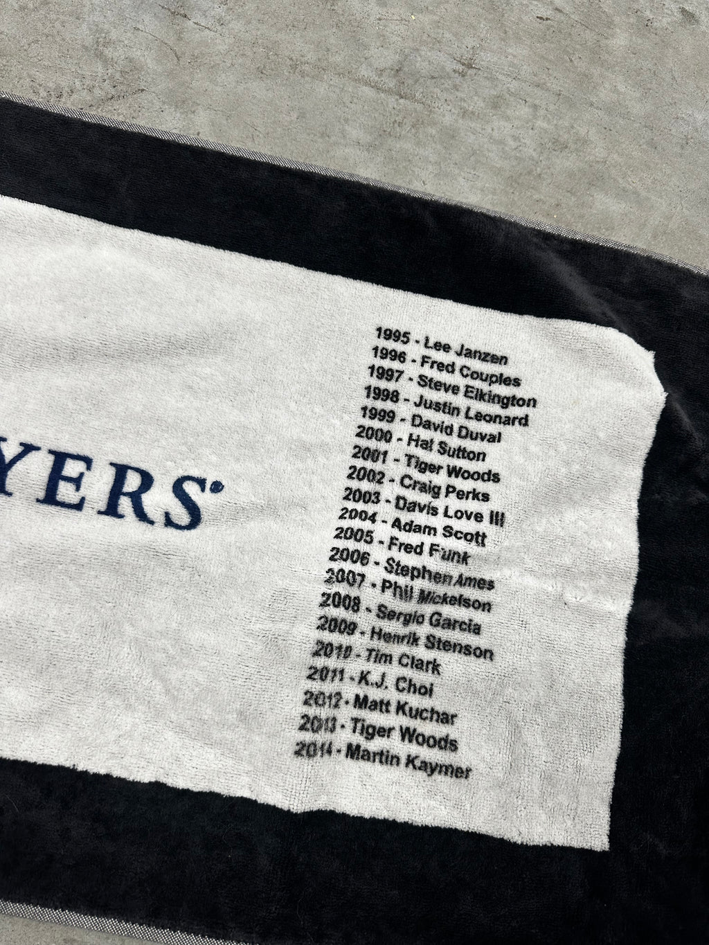 2014 Players Championship Towel