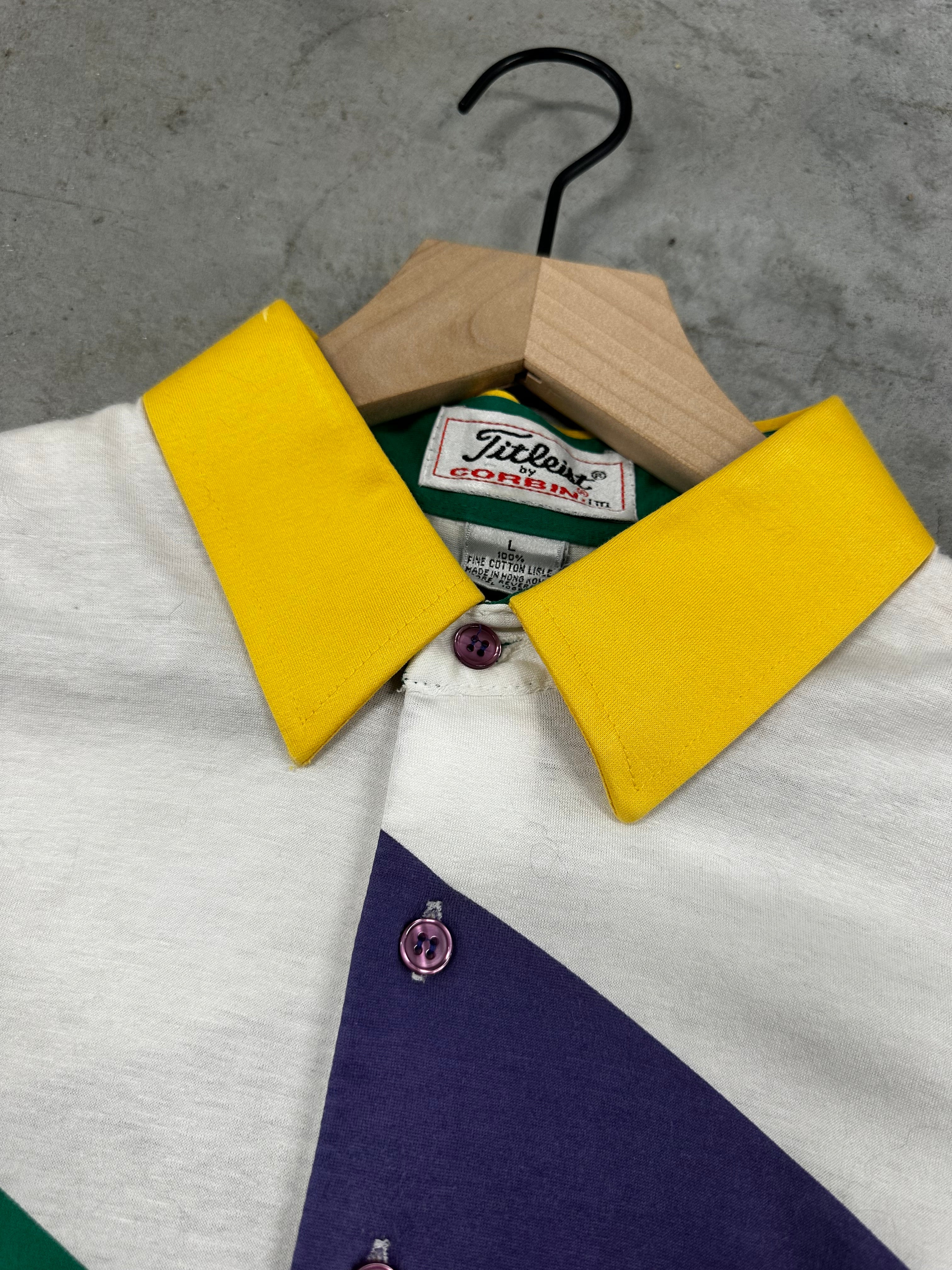 Vintage Titleist Geometic Polo - Large